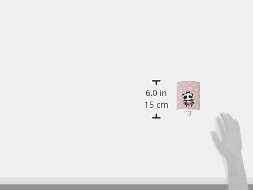 Caroline's Treasures BB7035CNL Panda Bear Ballerina Ceramic Night Light Compact, UL-Certified, Ideal for Bedroom, Bathroom, Nursery, Hallway, Kitchen, 6x4x3, Multicolor