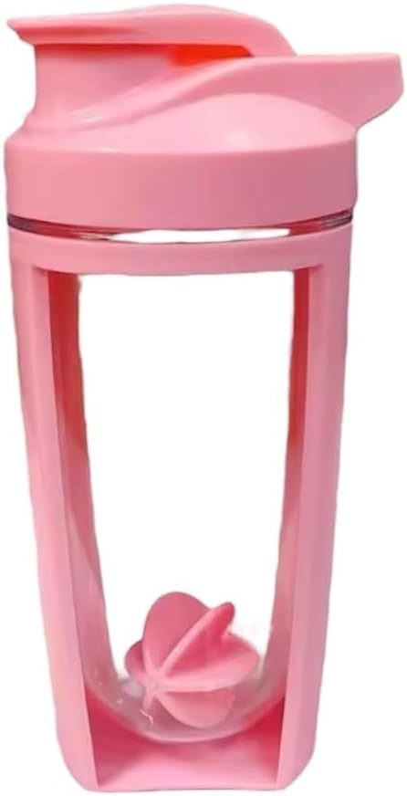 Shaker Bottle Heavy Duty 20oz With Handle (Pink)