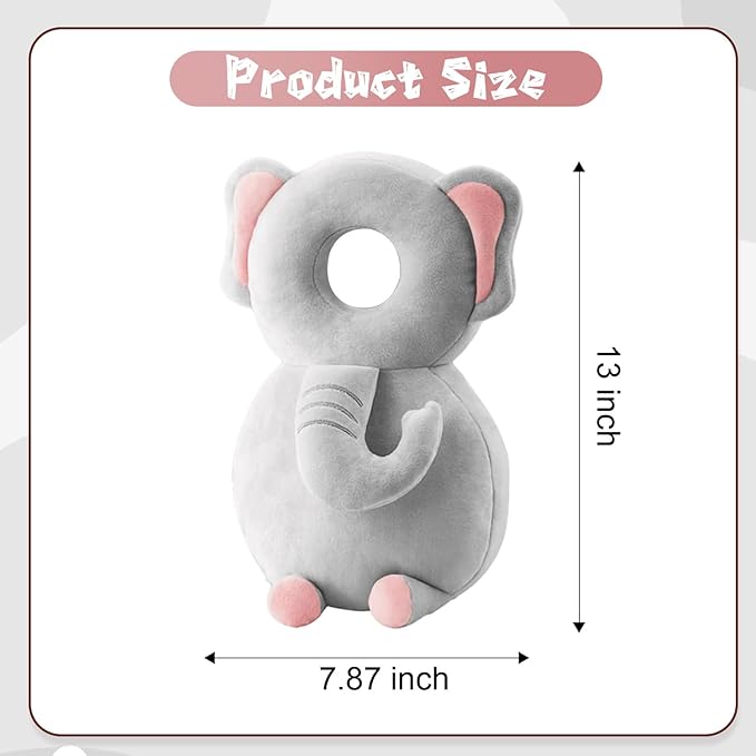 Вaby hеad Protector Backpack,Вaby hеad Protector,Вaby Walkers Protective Toddler, Hеad Protector for Baby Walking Elephant3