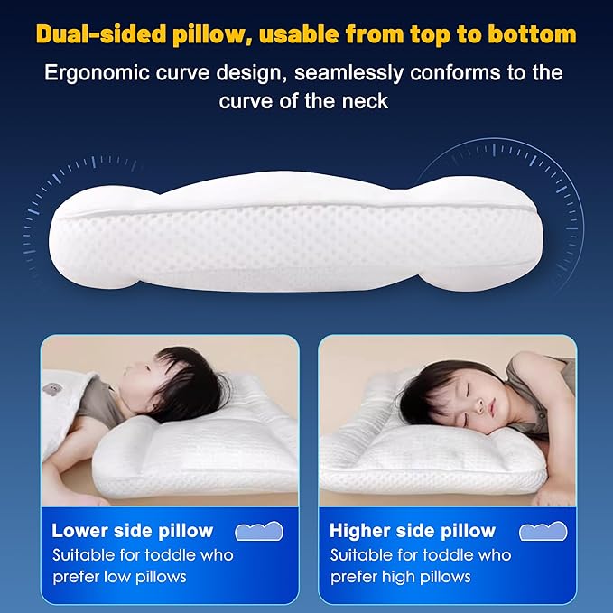 Toddler Pillow for Sleeping 3-6 Year Old
