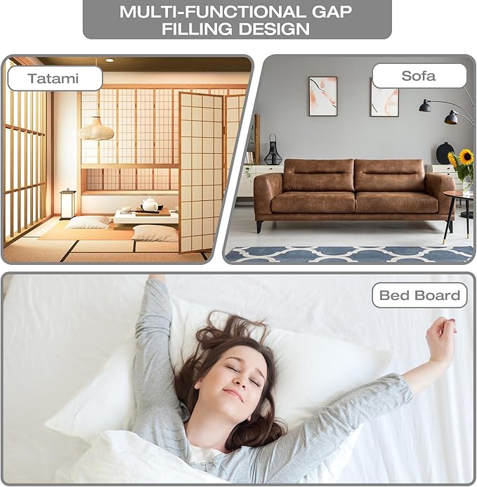 Headboard Wedge Pillow King Size Stop Bed Wedge Pillows for Headboard Mattress Gap Filler King Bed Pillow for Bedroom Accessories/Stuff/Essentials