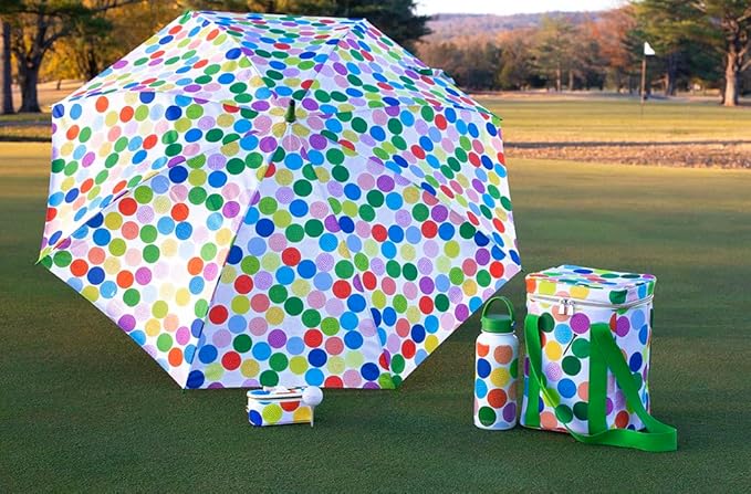 Kate Spade New York Wine Cooler Bag, Insulated Bag for Picnics, 4-Bottle Wine Tote, Large Capacity Soft Cooler, Mini Golf