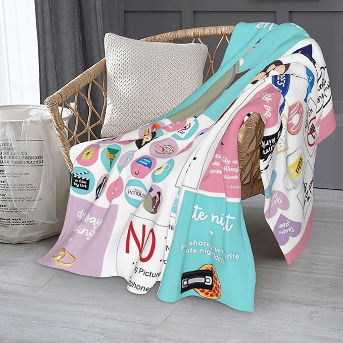 Gilmore Girls Blanket Gifts 50x40 Inch Sofa Throw Blanket Soft and Skin Friendly Living Room nap Blanket (A-001)