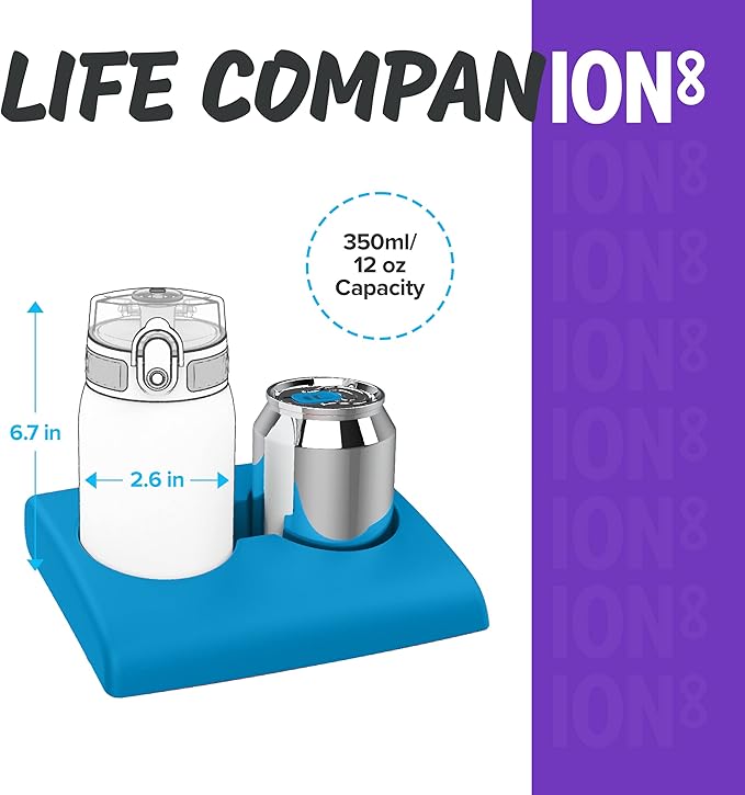 Ion8 Pod Leak Proof BPA Free Kids Water Bottle, 350ml (12 oz), Unicorns