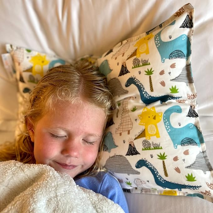 ALVABABY Stretchy Toddler Pillowcases, Fits 13 x 18,12x 16 Kids Pillow, 2 Pack Stretchy Soft Baby Pillow Cover Envelope Kids Pillowcases for Boys Girls 2TPE15