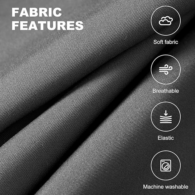 King Size (76"x6.5"x4.5") Bed Wedge Pillow/Headboard Pillow/Mattress Wedge with an Extra Cover, Gap Filler to Close The Gap (0-5") Between Headboard and Mattress (Gray)