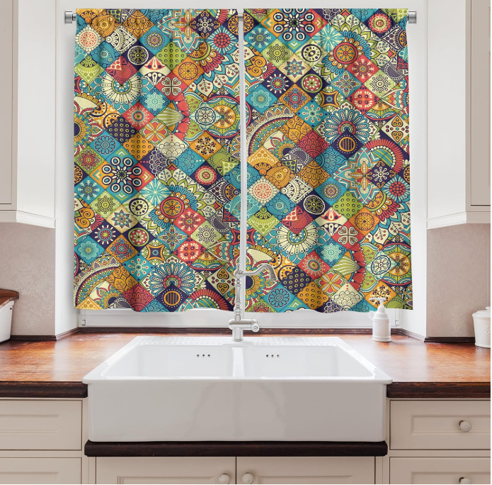 Why U.S. Customers Love Ambesonne Bohemian Kitchen Curtains