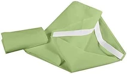 Pack of 12 Cot Sheet for Daycare Preschool Cot Bed -Polyblend Fabric with Corner Elastic Cots Sheets Fits On 22" X 40" Inches Size Toddler and Preschool Daycare Cot Sage 22 X 40 Size