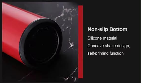 Smart Stainless Steel Water Bottle with LED Temperature Display, 16oz (480ml), Double Wall, Reusable Tumbler (Pink)