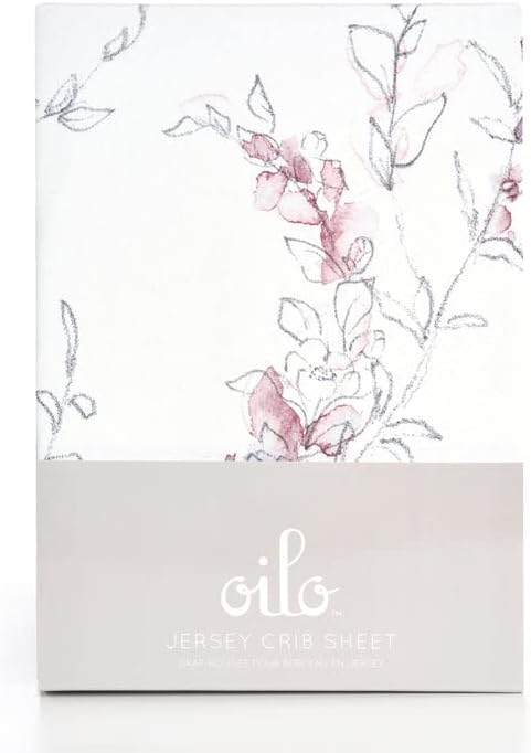 Crib Sheets - Crib Sheets Girl -Crib Sheets Boy - Jersey Sheets - Nursery Bedding - Toddler Bedding Sets for Girls and Boys - Baby Crib Sheets - OILO Studio Crib Sheet Bella Jersey