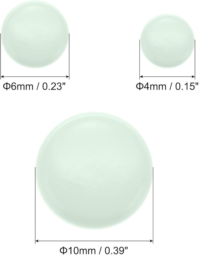 MECCANIXITY Glow in The Dark Spot Decals Decor Green Wall Stickers for Ceiling Bedroom Bedding Room 3 Set