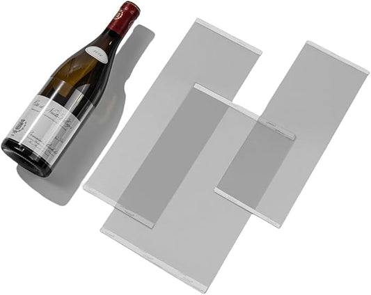 Pinot Noir size Wine Label Protector Saver Film - 50 Pieces, 0.3mm Thickness Transparent Wine Label Film for Wine Label Protection Double Sided Sticker Wine Wedding Celebration Present