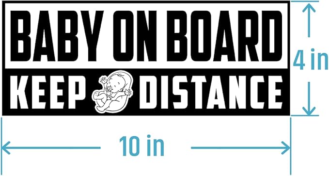 Car Decals Kids On Board Decal in Cars Vehicle Safety Signs Vinyl Bumper Stickers Family Children Removable Decals Window Label Sign Truck Label Decorations Drive Safely Around