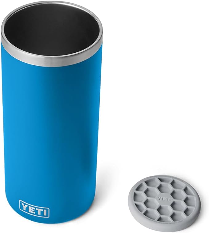YETI Rambler Wine Chiller, Fits Most Wine Bottles, Big Wave Blue