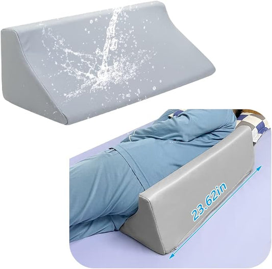 Wedge Pillow Post Surgery for Sleeping Bed Body Positioners Triangle Incline Waterproof Hospital Wedges Prevent Back Bed Sores Support Side Sleep Bedridden Patient Pregnancy Medical Turnover Device