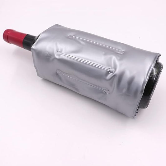 Ice Wine Bag, Ice Wine Sleeve, Wine Chiller, Wine Cooler Refrigerator, Wine Bottle Chiller Cooler for Red White Champagne or Sparkling. Gel Cooling Holder Freestanding Carrier Chilling