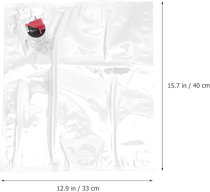 MAGICLULU 10pcs Wine Purse Refill Bags Refill Bladders 5L Wine Purse Replacement Bags Refill Dispenser Bag Refillable Wine Replacement Storage Pouch with Spout for Wine