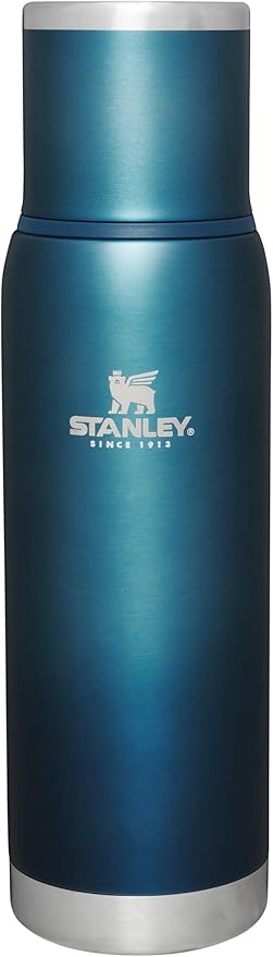 STANLEY Adventure To Go Insulated Travel Tumbler - 1.1QT - Leak-Resistant Stainless Steel Insulated Bottle with Insulated Cup Lid and Splash-Free Stopper