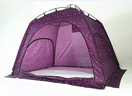 Laylala® Indoor Privacy and Play Tent on Bed Sleep Cozy in Drafty Room,Privacy Tent on Bed for Warm(Starlight)