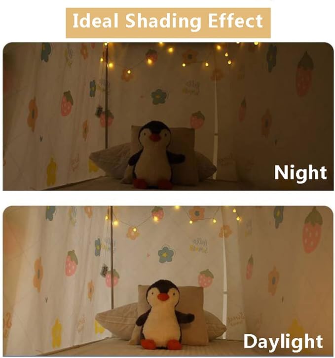 XGOPTS Dormitory Bunk Bed Privacy Curtains Students Single Bottom Bunk Bed Blackout Curtains Dustproof Cloth Bed Canopy Curtains Shading Mosquito Protection Nets Bedroom Tent Decor