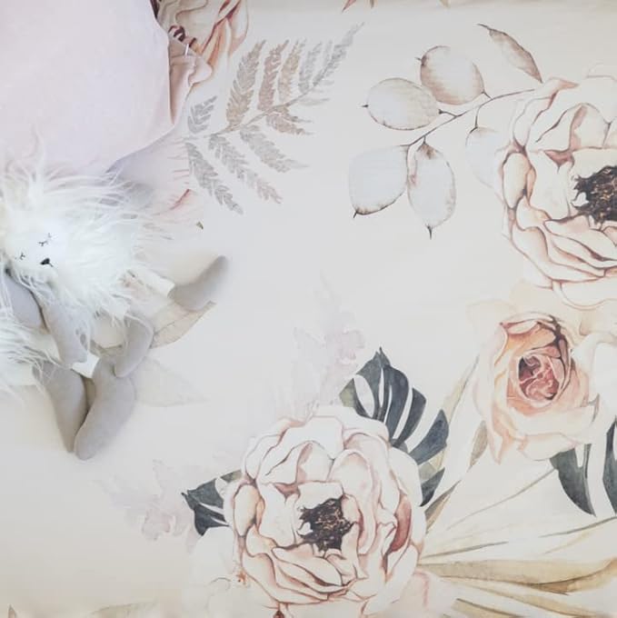 Crib Sheets - Crib Sheets Girl -Crib Sheets Boy - Jersey Sheets - Nursery Bedding - Toddler Bedding Sets for Girls and Boys - Baby Crib Sheets - OILO Studio Crib Sheet Vintage Bloom