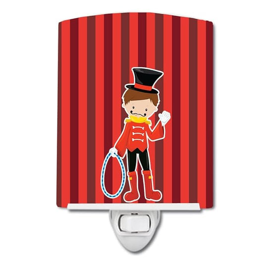 Caroline's Treasures BB8702CNL Circus Trainer Ceramic Night Light Compact, UL-Certified, Ideal for Bedroom, Bathroom, Nursery, Hallway, Kitchen, 6x4x3, Multicolor