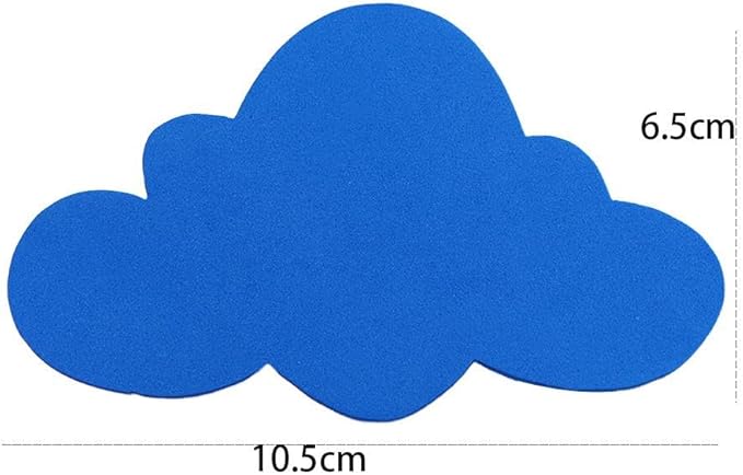 24pcs Clouds Wall Decals,Clouds Wall Stickers,Peel and Stick Removable Wall Stickers Removable Nursery Room Decals Nursery Decor White Clouds Sky Wall Decals