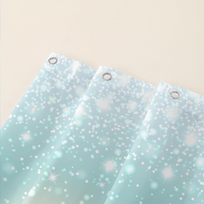 AILONEN Rose Shower Curtain for Bathroom Decor,Galaxy Pink Rose Bath Curtain Gifts for Girls Women,Modern Minimalism Curtain,Polyester Waterproof with 12 Plastic Hooks, 72" W*84" H