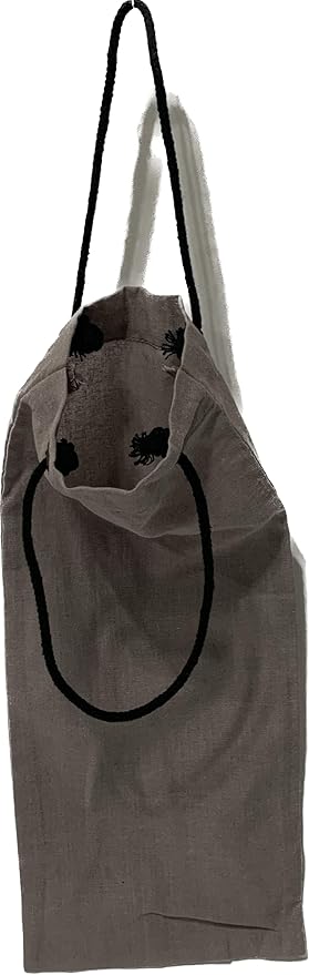 Cotton Wine Bags (Grey, 6" X 14" X 4")