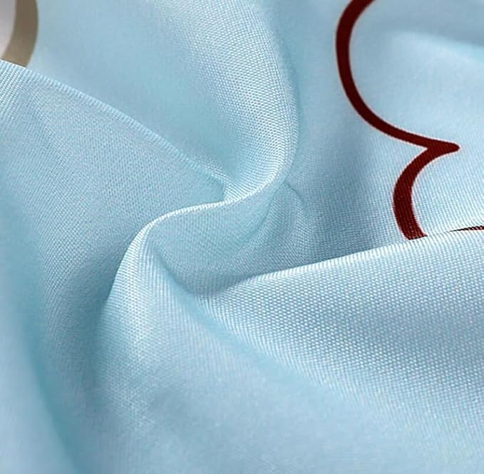 Cartoon Bear Print Shower Curtain for Bathroom Decor, Children Shower Curtain Liner 70.8" x 78.7" Waterproof Polyester Fabric Animal Shower Curtain Art Bath Curtain with 12 Hooks