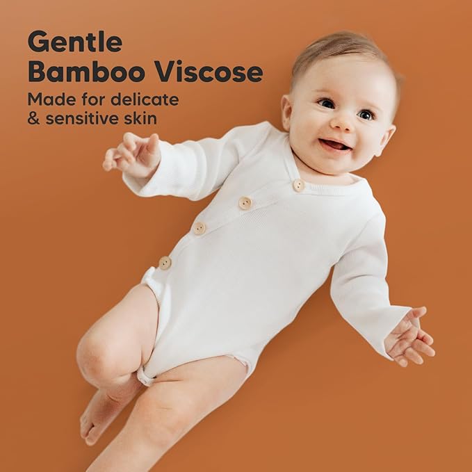 Pack and Play Sheets Fitted, 2-Pack Mini Crib Sheets - Pack N Play Sheets, Organic Fitted Crib Sheet for Pack and Play Mattress, Playard Baby Crib Sheets, Crib Sheets Neutral for Boys, Girls (Rust)