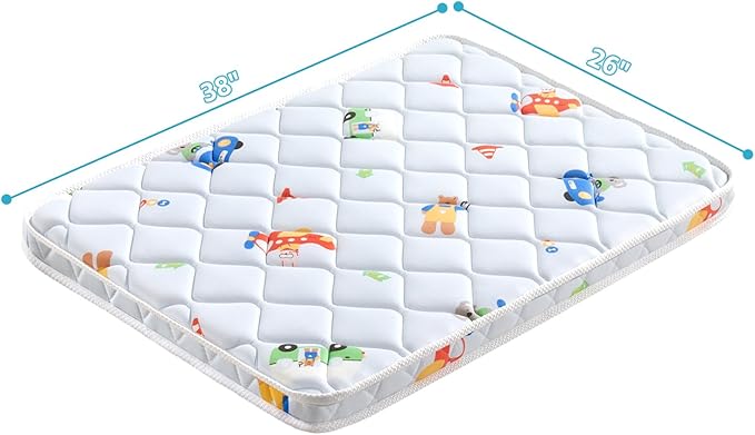 Pack and Play Mattress Topper - 38" x 26", Soft & Firm Premium Foam Pack N Play Mattresses Pad, Odorless Baby Foam Playpen Mattresses, Portable Playard Mattress Topper - Breathable & Comfort