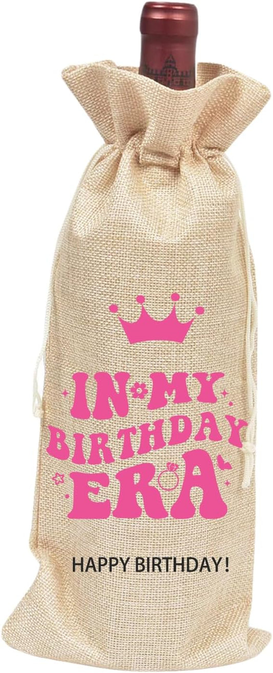 comfit Birthday Wine Gift Bags, Birthday Party Decoration Wine Bag Gifts, Happy Birthday decor, Pairs Well with Celebrating Birthday Wine Bag for Her Him