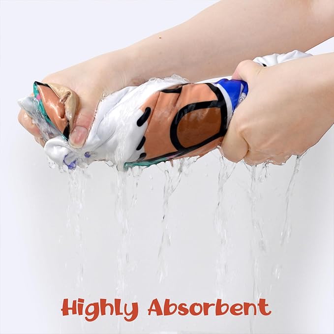 Cleanbear Kids Beach Towel - Cute ?œLazy??Bear with Long Tail Design, Soft and Absorbent, Perfect for Bath, Pool, and Beach