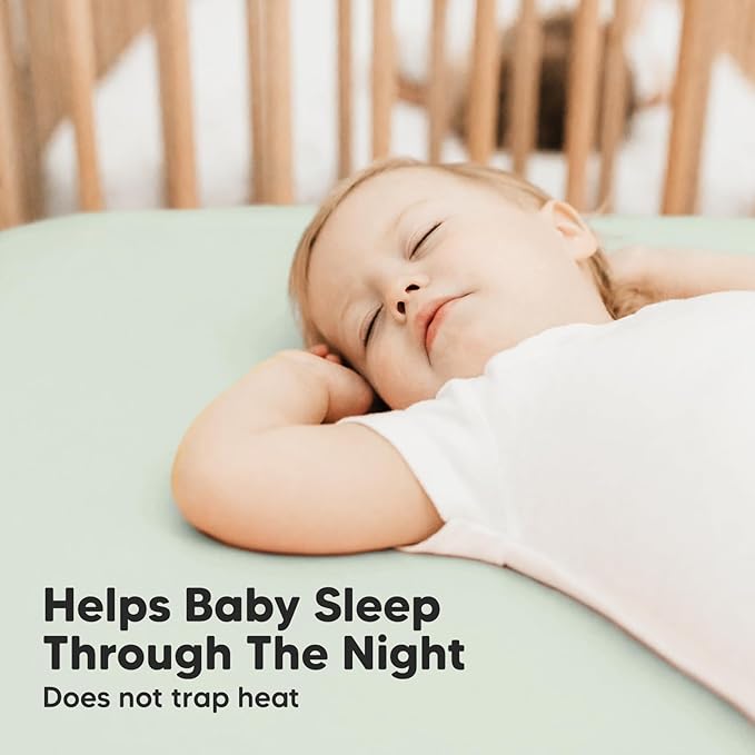 2-Pack Crib Sheets for Boys,Girls - Viscose Derived from Bamboo Fitted Crib Sheet, Organic Baby Crib Sheets, Crib Mattress Sheet,Toddler Bed Sheets,Baby Sheets for Crib Fitted Sheets(Wildflowers)