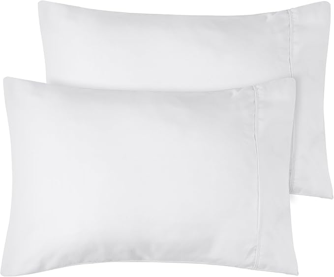 Utopia Bedding Toddler Pillow Cases - 2 Pack - Envelope Closure - Soft Brushed Microfiber Fabric - Shrinkage and Fade Resistant Pillow Covers 13 X 18 Inches (Toddler, White)