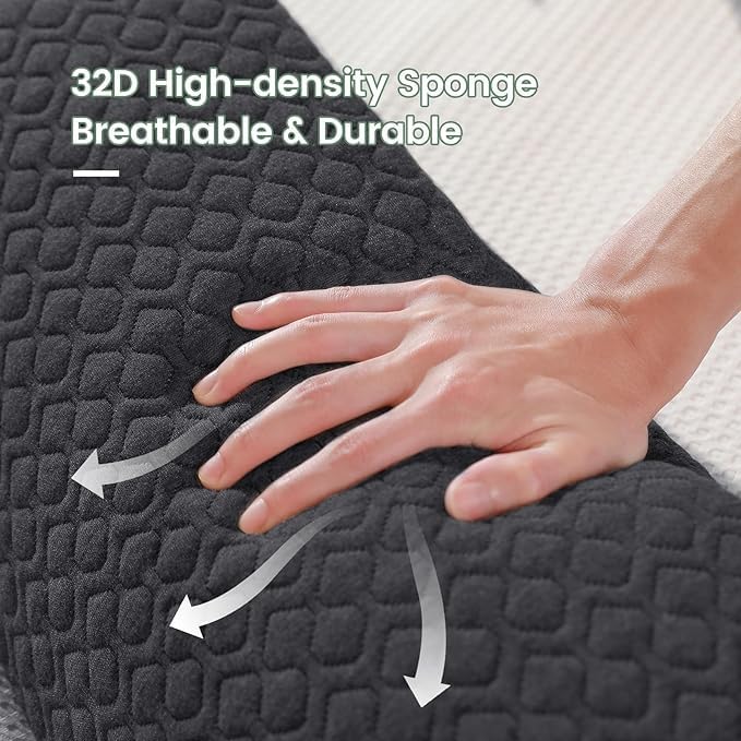 Bed Wedge Pillow Headboard/Queen Bed Gap Filler/Mattress Gap Filler Firm Support Sleeping Pillow 60"×8"×6" to Fill The Gap (0-6") Between Headboard and Wall