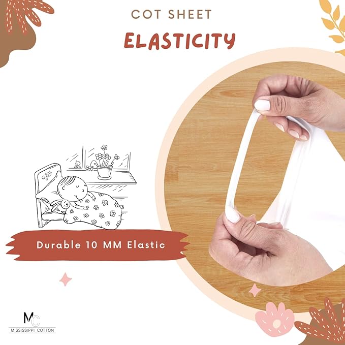 Pack of 24 Cot Sheet for Daycare Preschool Cot Bed -Polyblend Fabric with Corner Elastic Cots Sheets Fits On 22" X 40" Inches Size Toddler and Preschool Daycare Cot White 22 X 40 Size