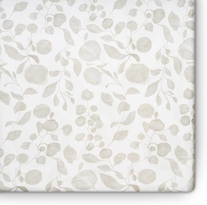Crib Sheets - Crib Sheets Girl -Crib Sheets Boy - Jersey Sheets - Nursery Bedding - Toddler Bedding Sets for Girls - Toddler Bedding Sets for Boys - Baby Crib Sheets - OILO Studio Crib Sheet Leaf