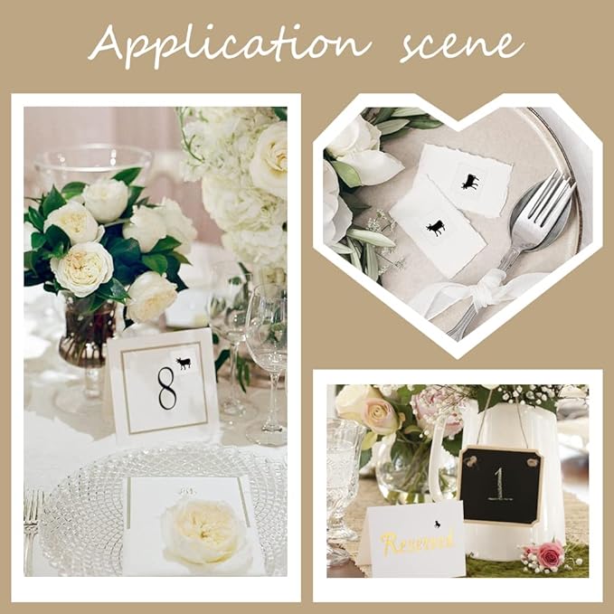 OLYCRAFT 2400pcs Beef Black Meal Stickers 0.4 Inch Cow Wedding Meal Stickers Food Choice Sticker Kitchen Stickers Beef Wedding Meal Indicator Stickers Meal Stickers for Place Card Wedding Supplies