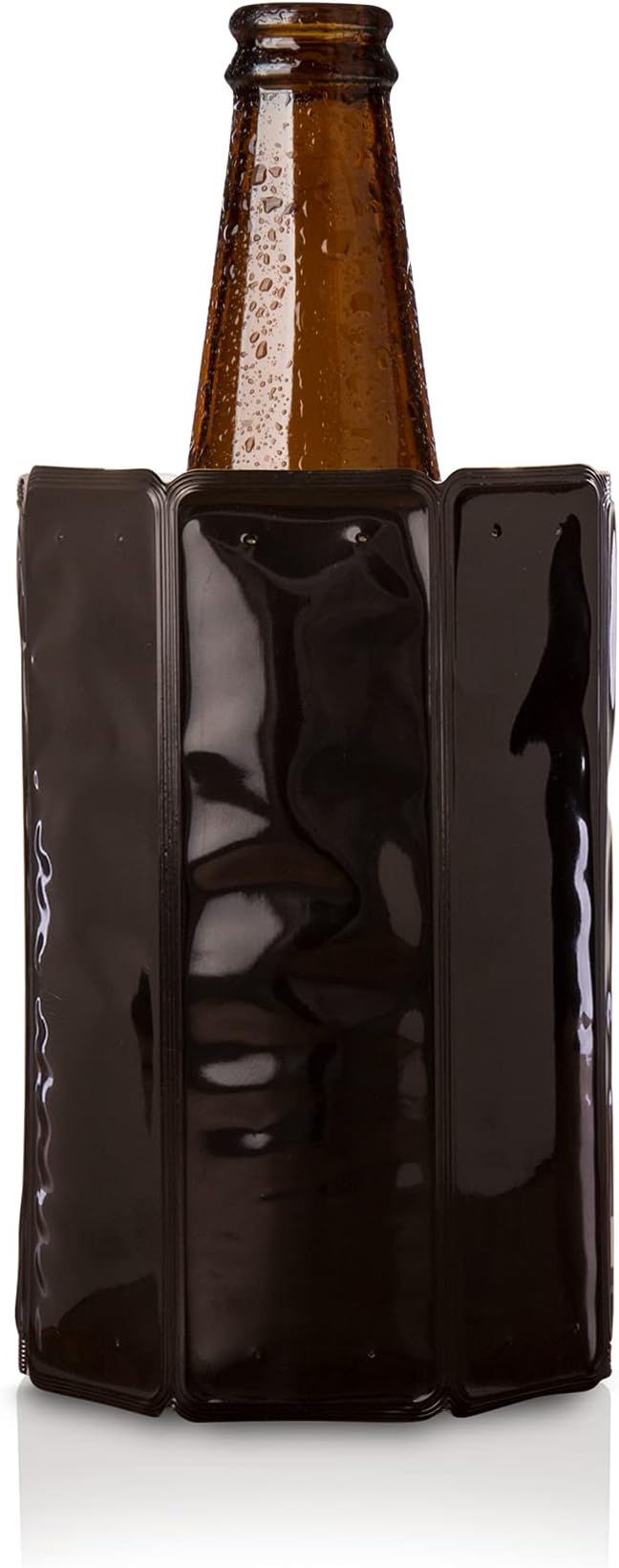 Vacu Vin Active Cooler Mini - Black - Wine & Drinks Cooling Sleeve (0,3-0,5 l) - Rapidly Chills and Maintains Cold Temperatures - Versatile for Beer, Wine and More