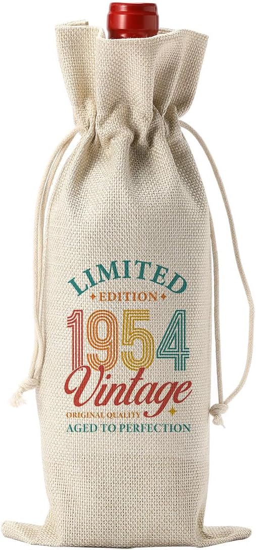 70th Birthday Decorations for Women Men, 70th Birthday Gifts for Women Her Wine Bag, Funny Wine Gift Bag 70th Birthday Gifts, 70th Birthday Wine Bag, 70 Year Old Birthday Gift Anniversary Favors