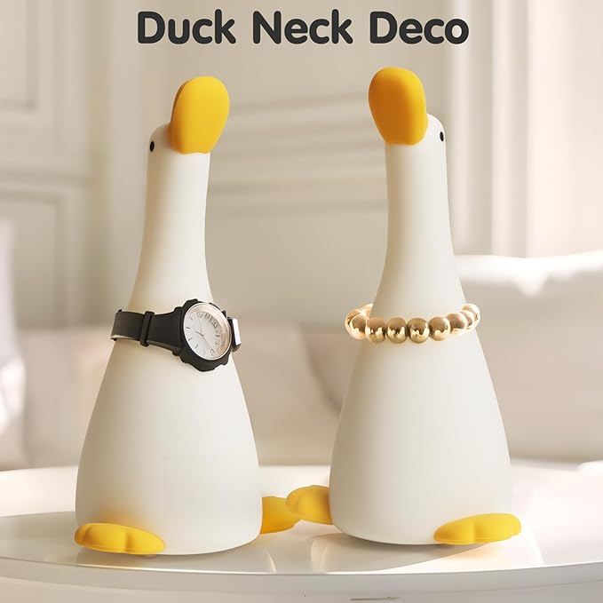 Dream Duck Night Light,3 Level Dimmable Nursery Nightlight,Silicone Baby Night Light,Rechargeable Bedside Touch Lamp for Breastfeeding Toddler Baby Kids Decor