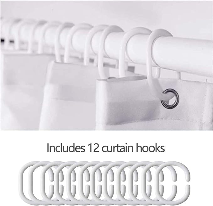 Feelyou Shark Bath Curtain Cute Shark Bathroom Shower Curtain Set for Kids Toddler Boys Girls Cartoon Shark Shower Curtain Shark Ocean Kids Bathroom Accessories 72"x72"