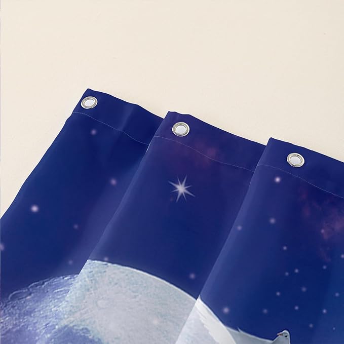 AILONEN Unicorn Shower Curtain, Holy Unicorn Theme Shower Curtain for Girls Teens Bathroom,3D Flower Butterfly Waterproof Fabric Shower Curtain Set,60" W*72" H