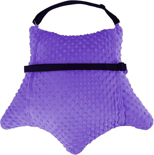 Hysterectomy Pillow with Pocket for Ice/Hot Packs, Abdominal Surgery Recovery Pillow for Women, Post-Surgery Support Cushion(Purple)