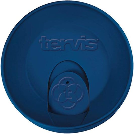 Tervis Travel Lid Made in USA Double Walled Insulated Tumbler Travel Cup Keeps Drinks Cold & Hot, Fits 10oz Tumblers, Navy