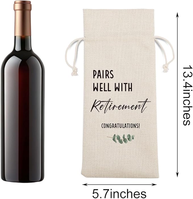 Farewell Gifts for Coworkers Moving Away Gifts for Friends Coworker Leaving Gifts for Women Retirement Gifts for Women Men New Beginnings Gifts for Women Men New Chapter Wine Bag