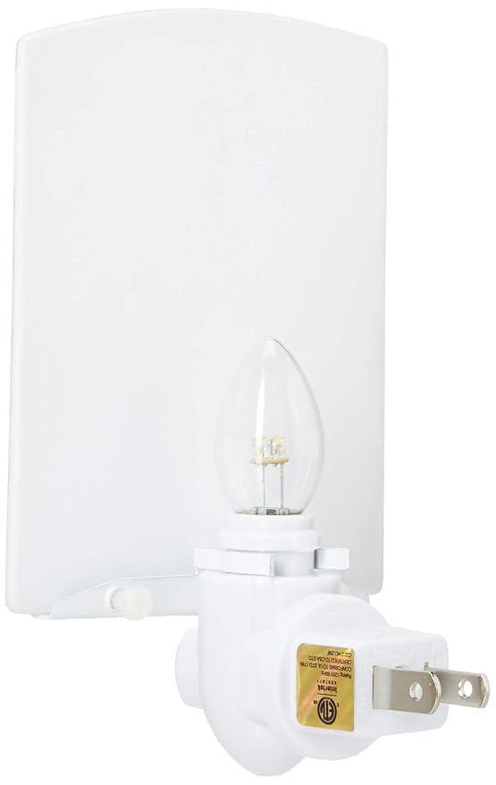 Caroline's Treasures BB9115CNL Owl and Yellow Stripes Ceramic Night Light Compact, UL-Certified, Ideal for Bedroom, Bathroom, Nursery, Hallway, Kitchen, 6x4x3, Multicolor