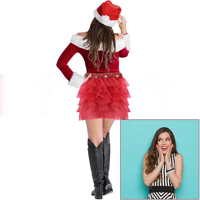 Red Valance Tulle Valance Curtains for Kitchen Girl Bedroom Windows Baby Living Room Nursery Door Bathroom Christmas Decorations 52" × 16"